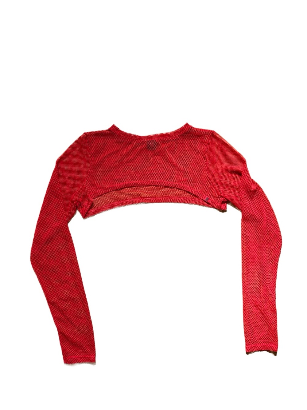 Red mesh long sleeve top / bolero from Savage X Fenty